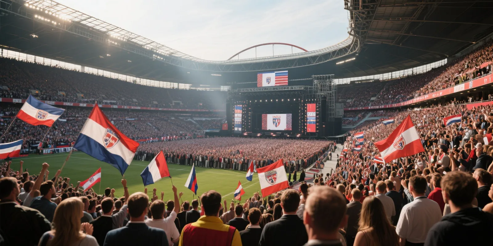 体育赛场氛围图